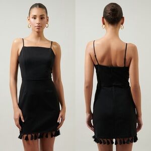 Sugar Lips Virgo Tassel Mini Dress XL NWT